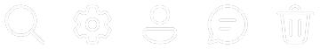 Fluent System Icons sample glyphs